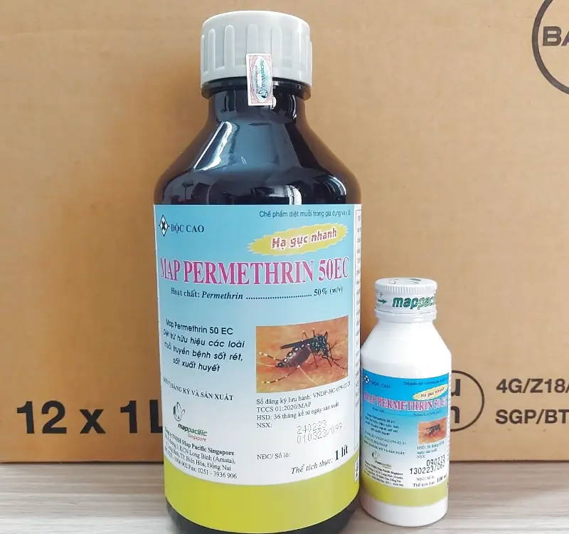 Cách Pha và Sử Dụng Thuốc Diệt Muỗi Permethrin 50EC